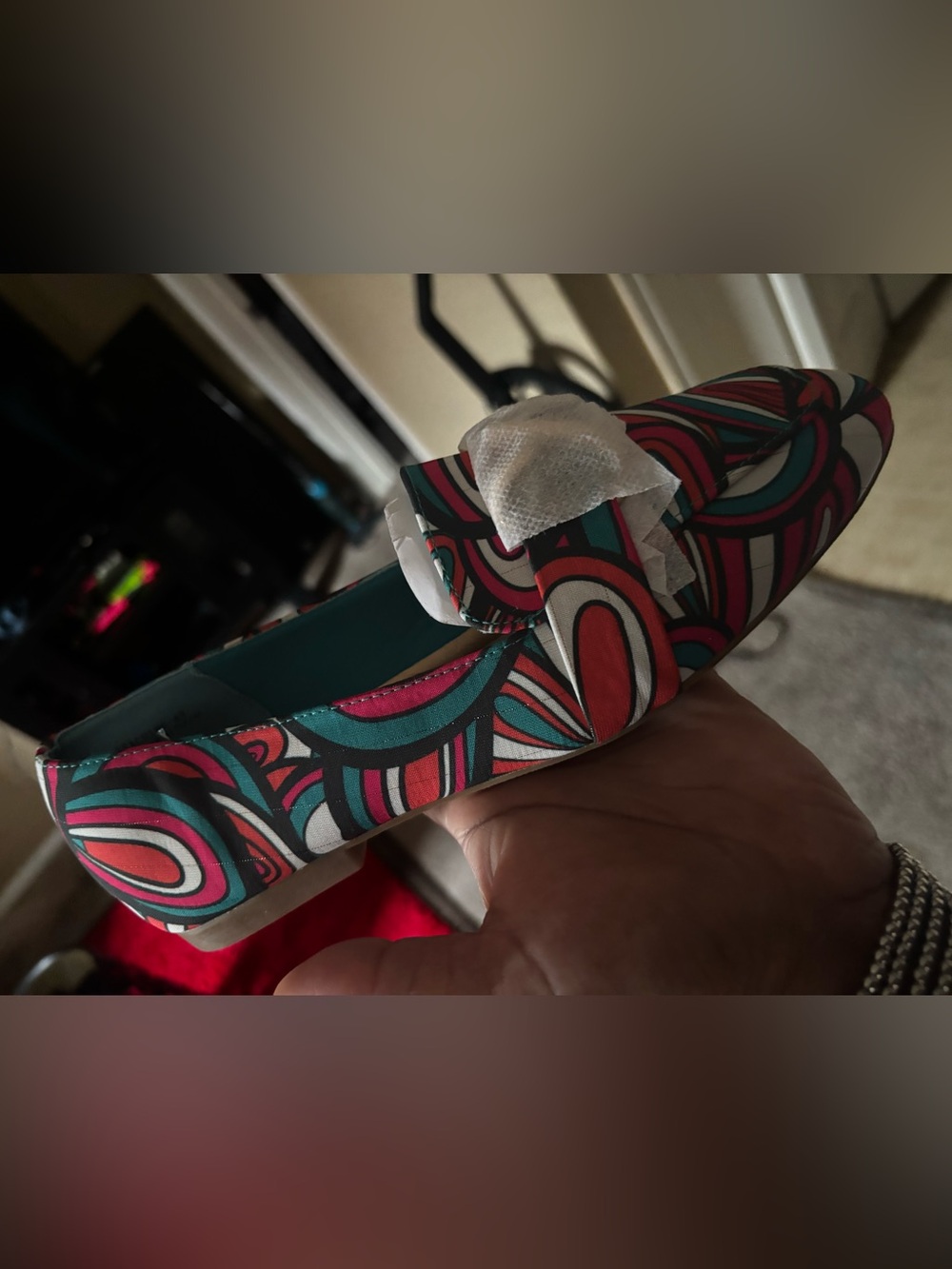 Women’s Multicolor Patterned Slip-On Loafer